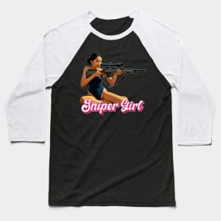 Sniper Girl Baseball T-Shirt